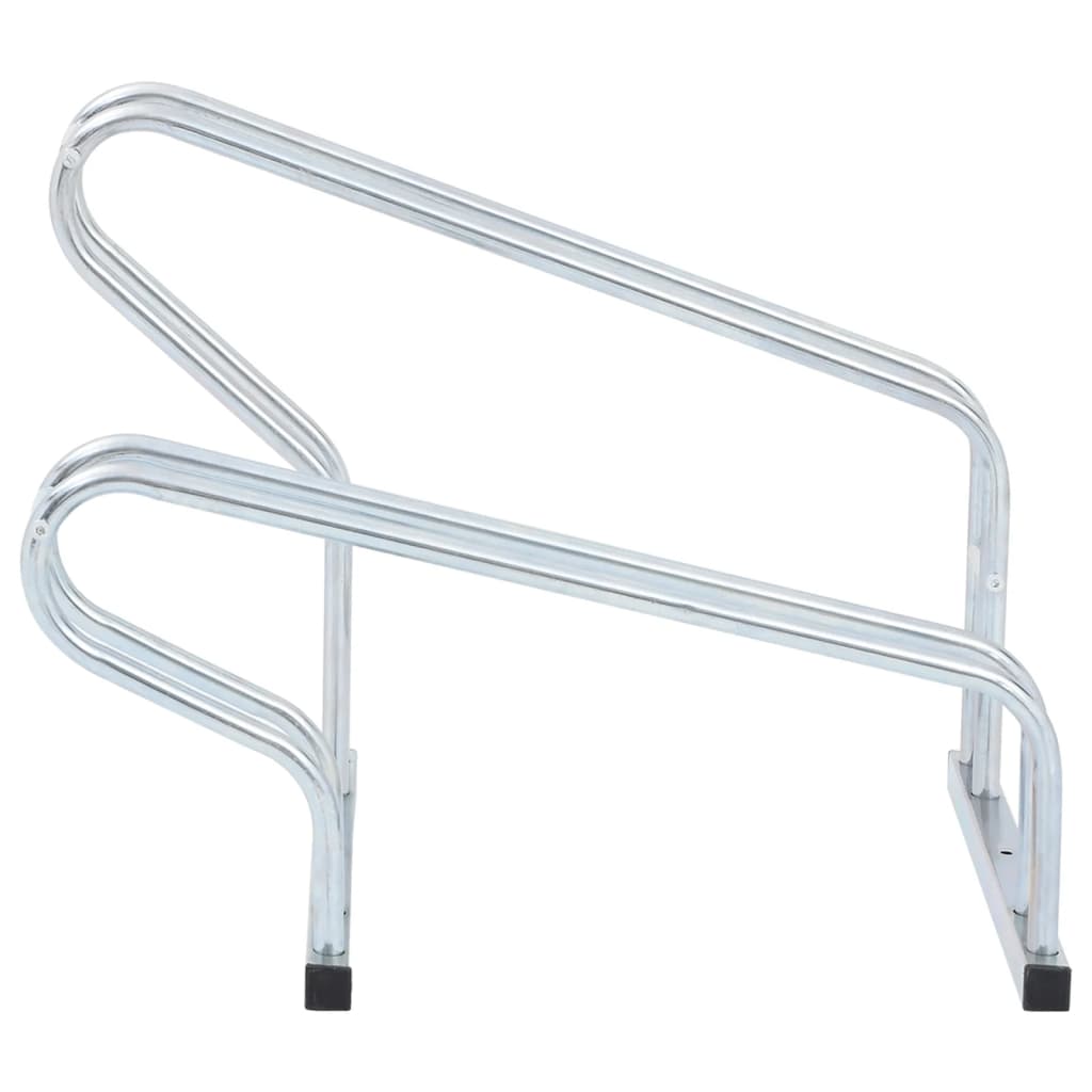 Bicycle Stand for 2 Bikes Floor Freestanding Galvanised Steel