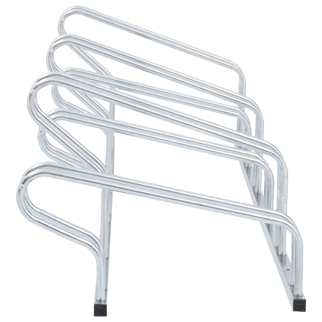 Bicycle Stand for 6 Bikes Floor Freestanding Galvanised Steel