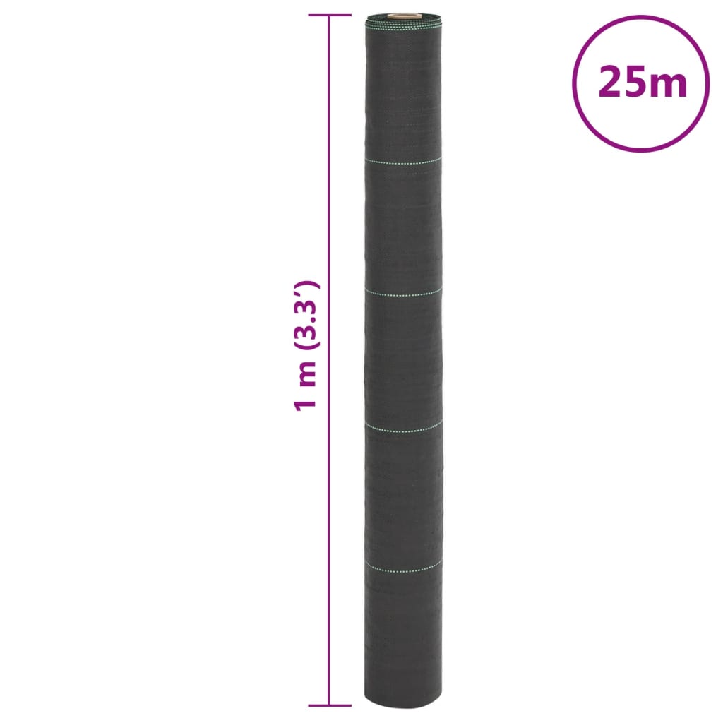 Weed Membrane Black 1x25 m PP