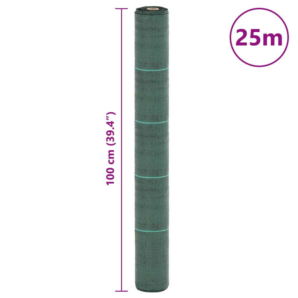 Weed Membrane Green 1x25 m PP