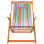 Folding Beach Chairs 2 pcs Multicolour Fabric