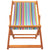 Folding Beach Chairs 2 pcs Multicolour Fabric