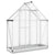 Greenhouse with Base Frame Silver 169x58x202 cm Aluminium