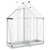 Greenhouse with Base Frame Silver 169x58x202 cm Aluminium