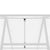 Greenhouse with Base Frame Silver 169x169x202 cm Aluminium