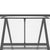 Greenhouse with Base Frame Anthracite 169x169x202 cm Aluminium