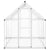 Greenhouse with Base Frame Silver 224x169x195 cm Aluminium