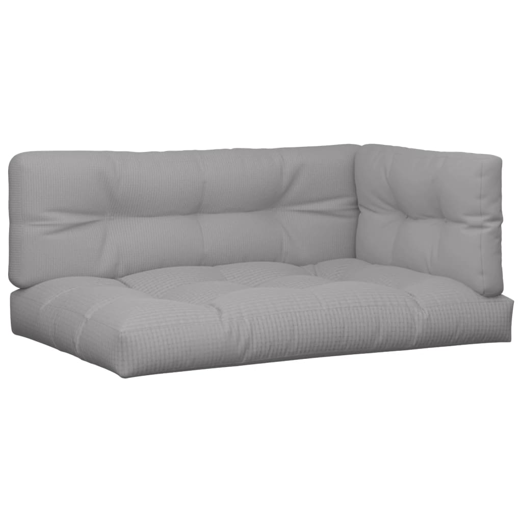 Pallet Cushions 7 pcs Grey Fabric