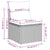 3 Piece Garden Sofa Set with Cushions Grey Poly Rattan
