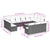 14 Piece Garden Sofa Set with Cushions Black Poly Rattan