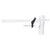 Umbrella Clamp for Balcony White 38 mm Steel