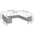 11 Piece Garden Sofa Set with Cushions Grey Poly Rattan