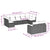 9 Piece Garden Sofa Set with Cushions Beige Poly Rattan