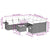 9 Piece Garden Sofa Set with Cushions Grey Poly Rattan