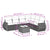 7 Piece Garden Sofa Set with Cushions Black Poly Rattan