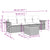 5 Piece Garden Sofa Set with Cushions Grey Poly Rattan
