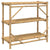3-Layer Shelf 100x40x90 cm Bamboo