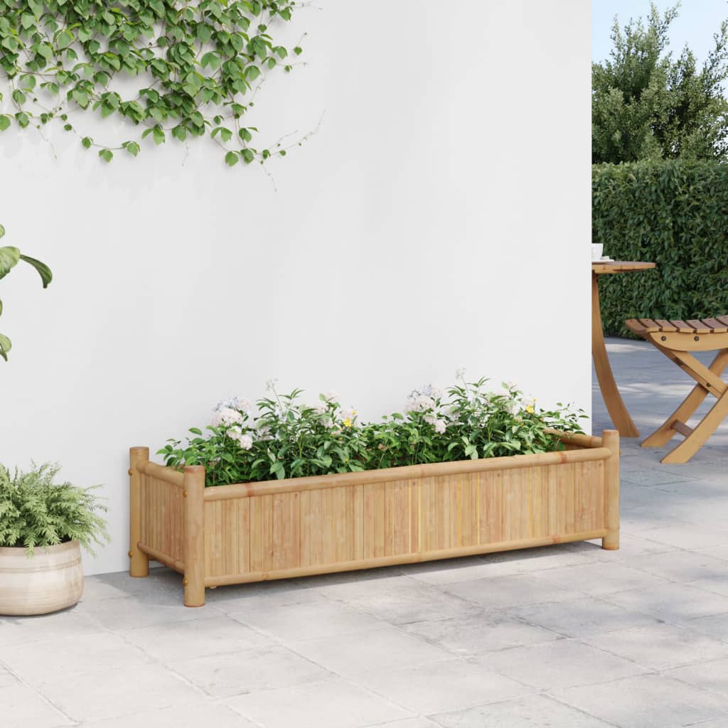Planter 100x30x25 cm Bamboo