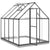 Greenhouse with Base Frame Anthracite 224x169x202 cm Aluminium