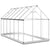 Greenhouse with Base Frame Silver 334x169x202 cm Aluminium