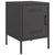 Bedside Cabinets 2 pcs Black 36x39x50.5 cm Steel