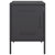 Bedside Cabinets 2 pcs Black 36x39x50.5 cm Steel