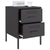 Bedside Cabinets 2 pcs Black 36x39x50.5 cm Steel