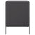 Bedside Cabinets 2 pcs Black 36x39x50.5 cm Steel