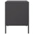 Bedside Cabinets 2 pcs Black 36x39x50.5 cm Steel