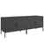 TV Cabinets 2 pcs Black 68x39x50.5 cm Steel