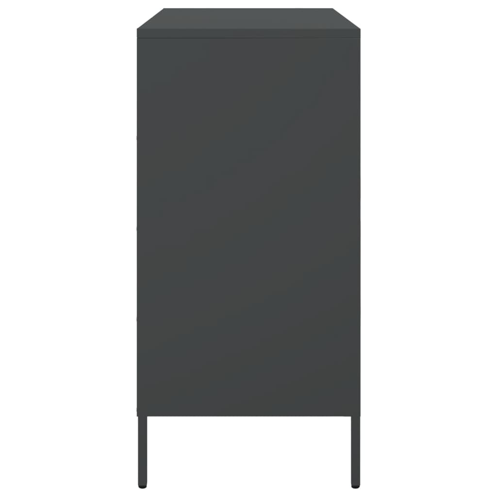 Sideboard Black 68x39x79 cm Steel