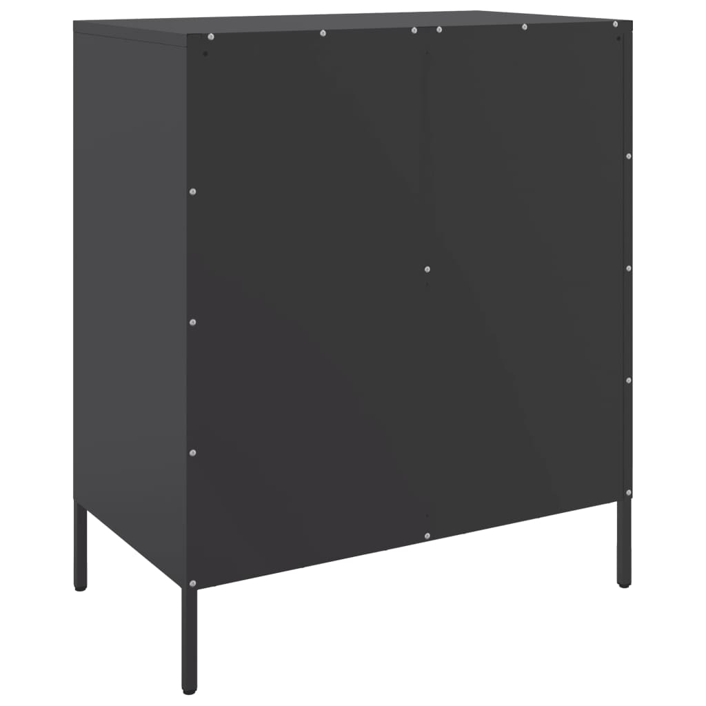 Sideboard Black 68x39x79 cm Steel