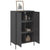 Highboard Black 68x39x113 cm Steel