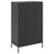 Highboard Black 68x39x113 cm Steel