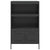 Highboard Black 68x39x113 cm Steel