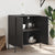 Sideboard Black 68x39x79 cm Steel