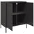 Sideboard Black 68x39x79 cm Steel