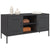 TV Cabinet Black 100.5x39x50.5 cm Steel