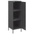 Highboard Black 36x39x113 cm Steel