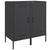 Sideboards 2 pcs Black 36x39x79 cm Steel