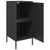 Sideboards 2 pcs Black 36x39x79 cm Steel