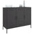 Sideboard Black 100.5x39x79 cm Steel