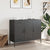 Sideboard Black 100.5x39x79 cm Steel