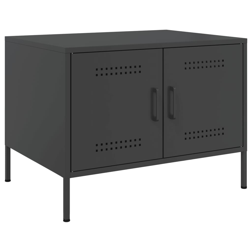 Coffee Table Black 68x50x50.5 cm Steel