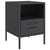 Bedside Cabinets 2 pcs Black 36x39x50.5 cm Steel