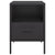 Bedside Cabinets 2 pcs Black 36x39x50.5 cm Steel