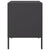 Bedside Cabinets 2 pcs Black 36x39x50.5 cm Steel