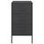 Bedside Cabinets 2 pcs Black 36x39x68 cm Steel