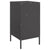 Bedside Cabinets 2 pcs Black 36x39x68 cm Steel