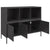 Sideboard Black 100.5x39x79 cm Steel